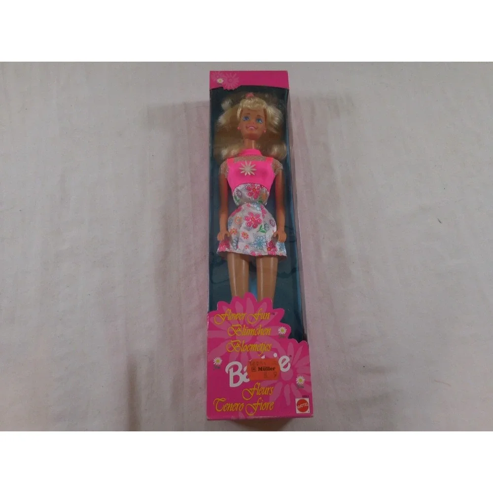 Mattel Vintage 1996 Flower Fun Barbie Doll  #16063  Unopened Germany New‎